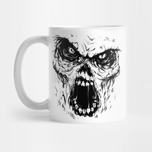 zombie face Mug
